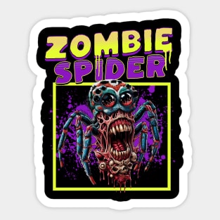 Zombie Spider funny Sticker